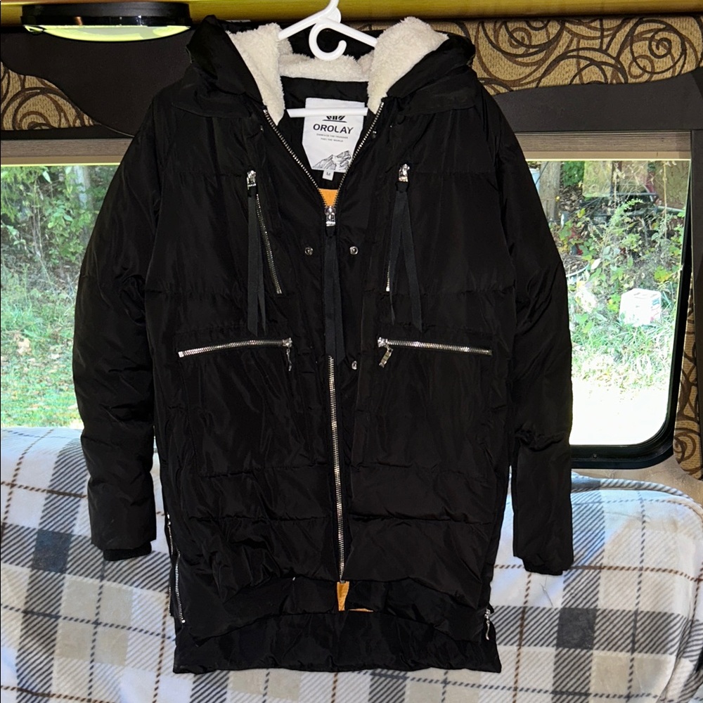 Orolay Women's Black Puffer Jacket